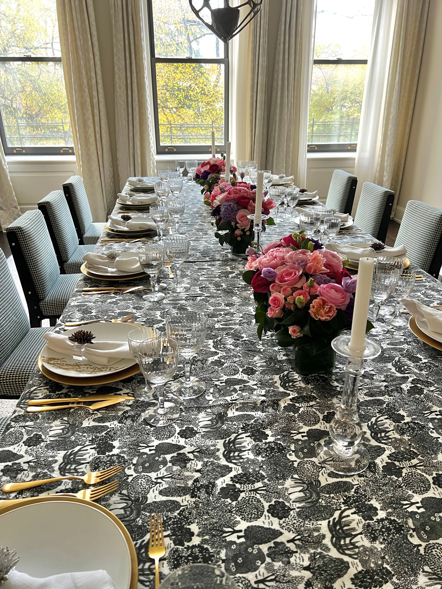 Pink Purple Centerpiece