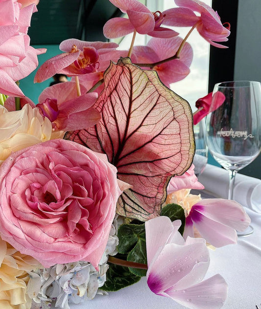 Peach Pink Event Centerpieces (each)