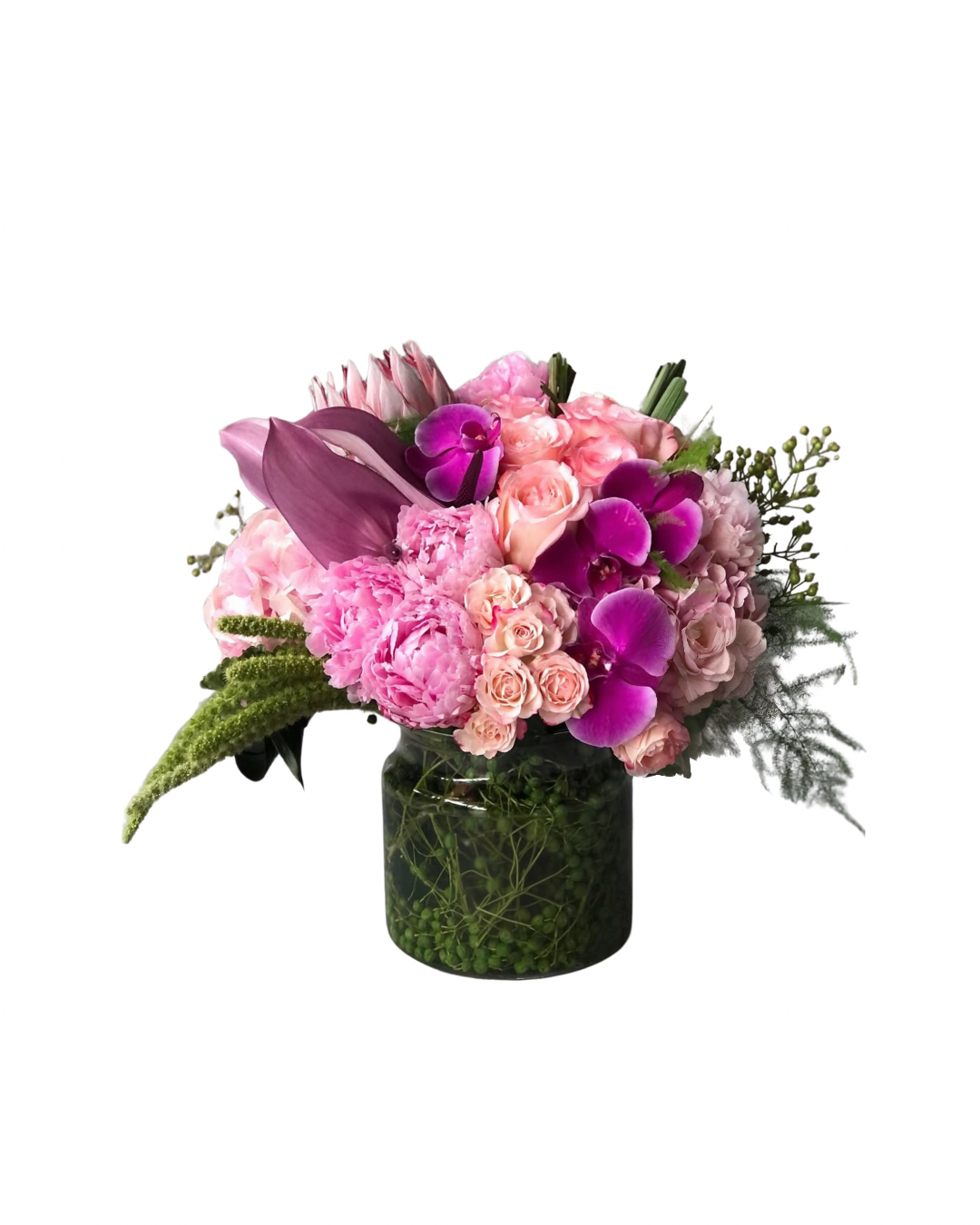 Pink Purple Monogram